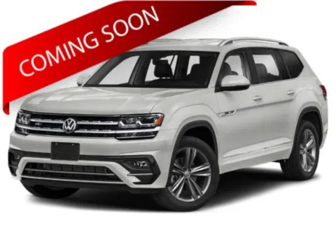 Blue 2019 Volkswagen Atlas 3.6L V6 SE w/Technology R-Line for sale in Columbus, OH