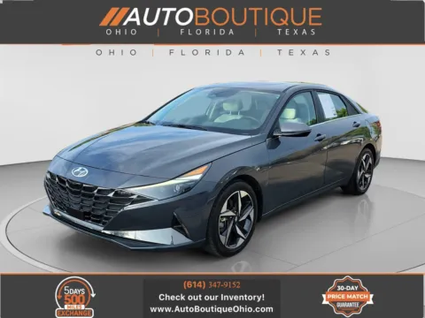 Gray 2023 Hyundai Elantra Hybrid Limited for sale in Columbus, OH
