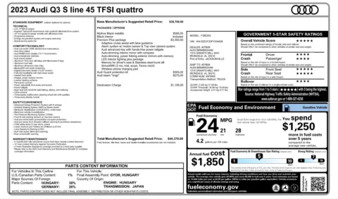 Photos of 2023 Audi Q3 S line Premium Plus for sale in Columbus, OH at Auto Boutique Ohio