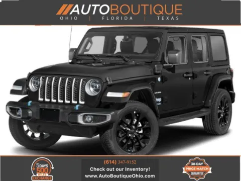 Black 2023 Jeep Wrangler 4xe Sahara for sale in Columbus, OH