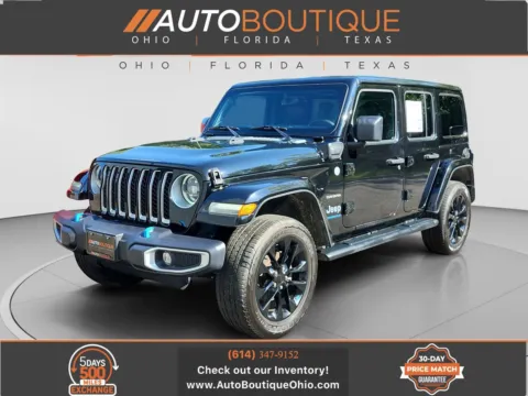 Black 2023 Jeep Wrangler 4xe Sahara for sale in Columbus, OH