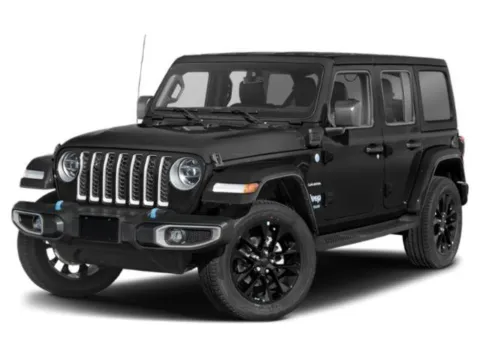 Black 2023 Jeep Wrangler 4xe Sahara for sale in Columbus, OH