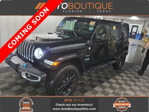 Black 2023 Jeep Wrangler 4xe Sahara for sale in Columbus, OH