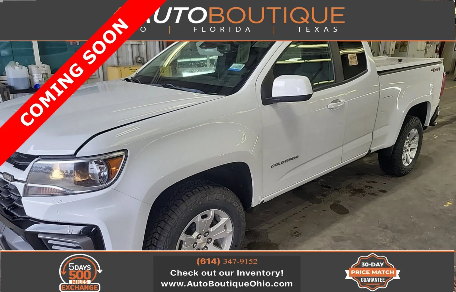 White 2022 Chevrolet Colorado 4WD LT for sale in Columbus, OH