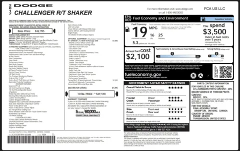 Photos of 2017 Dodge Challenger R/T Shaker for sale in Columbus, OH at Auto Boutique Ohio