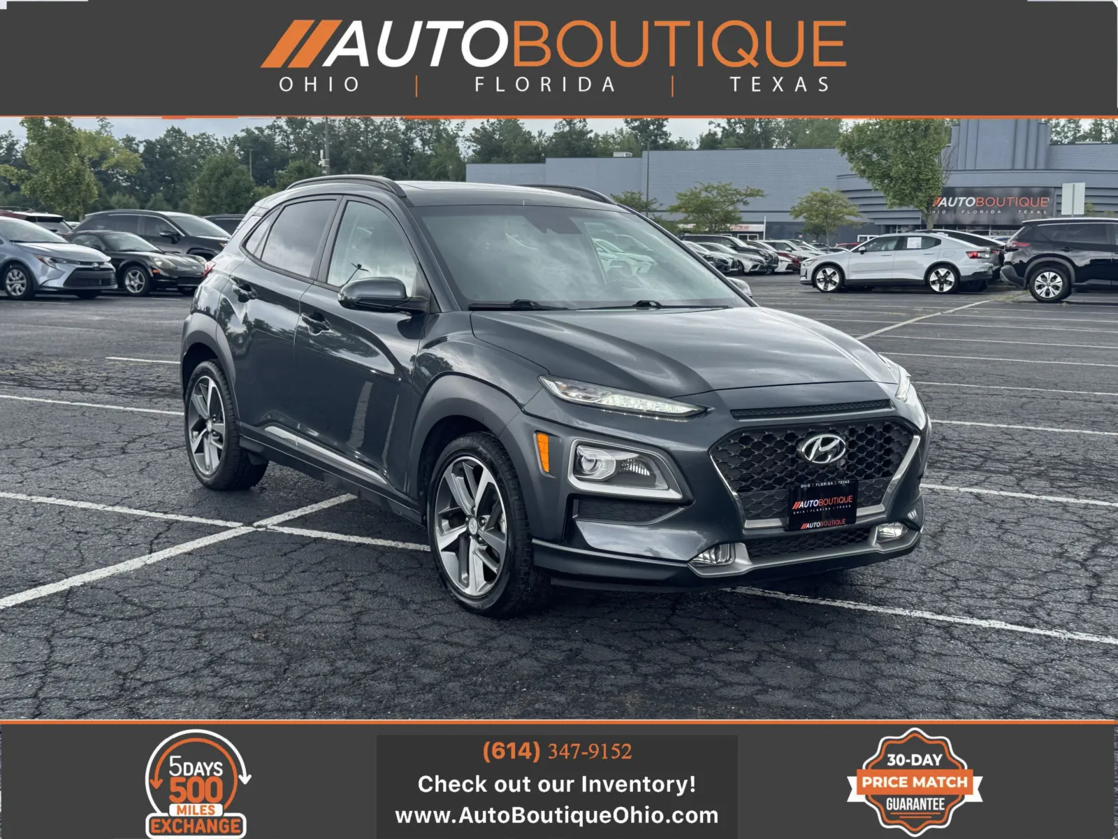 Gray 2020 Hyundai Kona Limited for sale in Columbus, OH