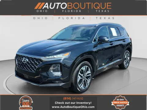Black 2020 Hyundai Santa Fe Limited for sale in Columbus, OH