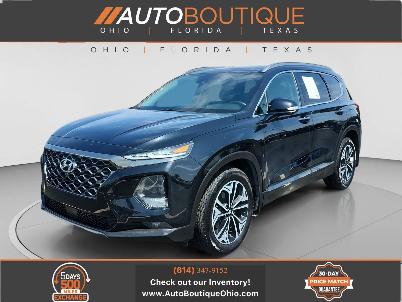 Black 2020 Hyundai Santa Fe Limited for sale in Columbus, OH