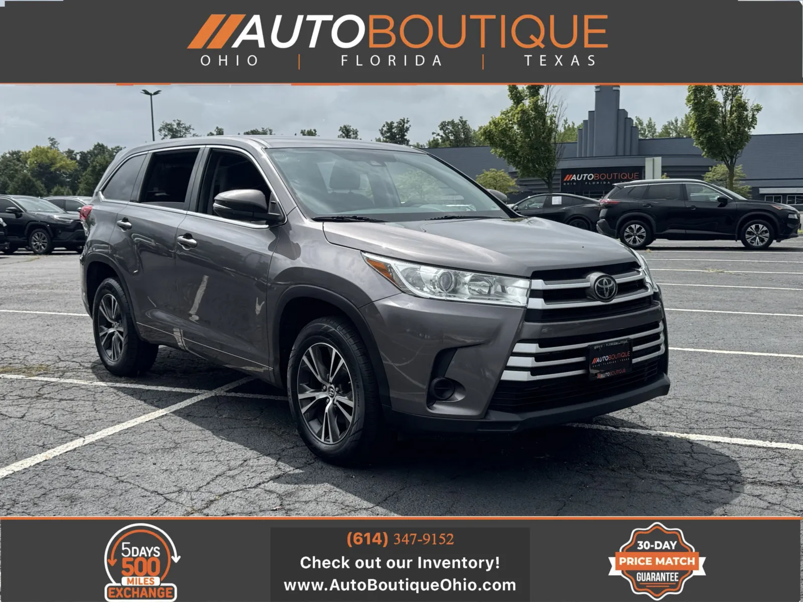 White 2018 Toyota Highlander LE for sale in Columbus, OH