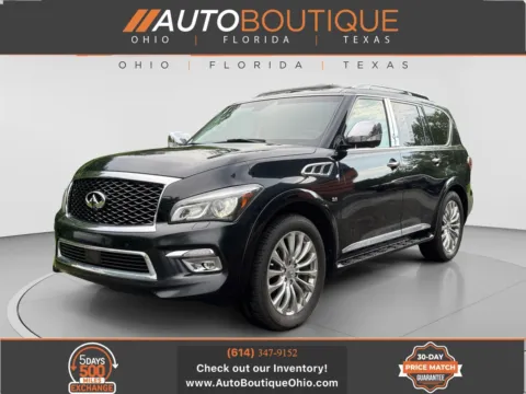 Black 2016 INFINITI QX80 for sale in Columbus, OH