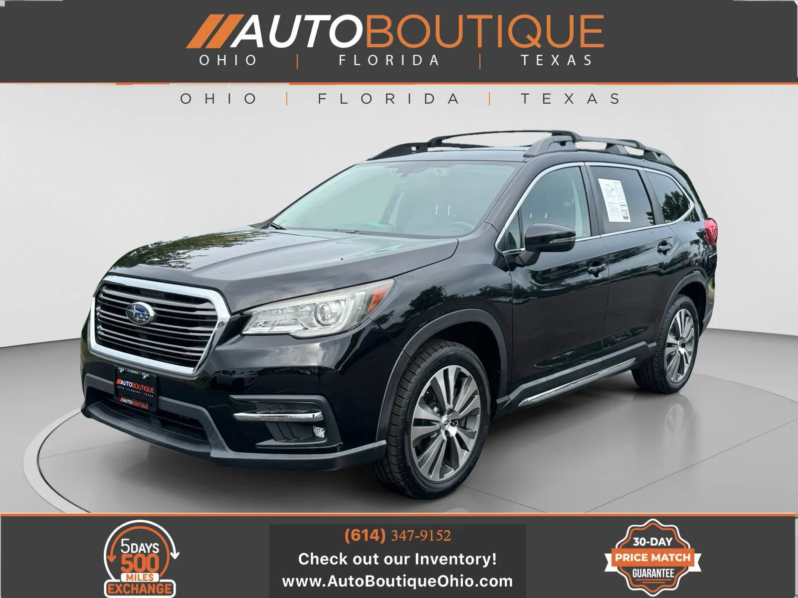 Black 2019 Subaru Ascent Limited for sale in Columbus, OH