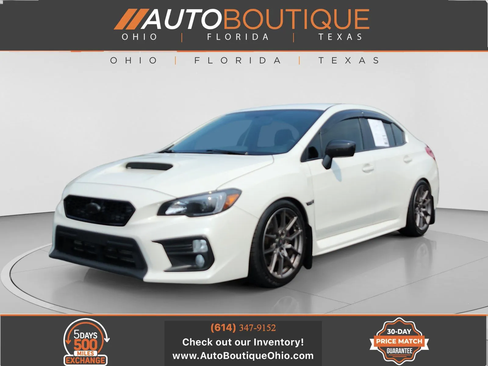 White 2019 Subaru WRX Premium for sale in Columbus, OH