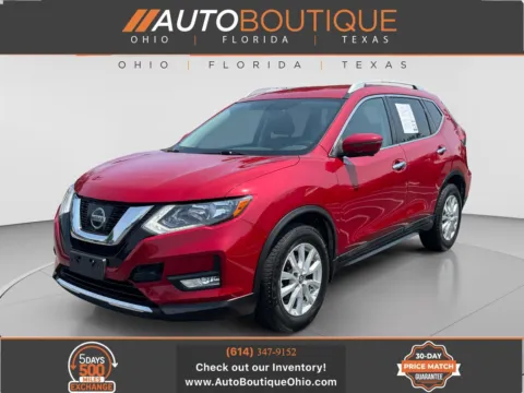 Red 2017 Nissan Rogue SV for sale in Columbus, OH