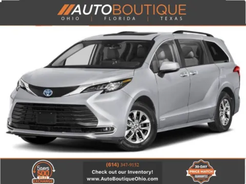 Black 2022 Toyota Sienna XLE for sale in Columbus, OH