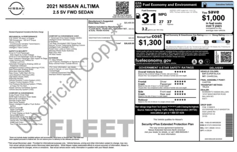 Photos of 2021 Nissan Altima 2.5 SV for sale in Columbus, OH at Auto Boutique Ohio