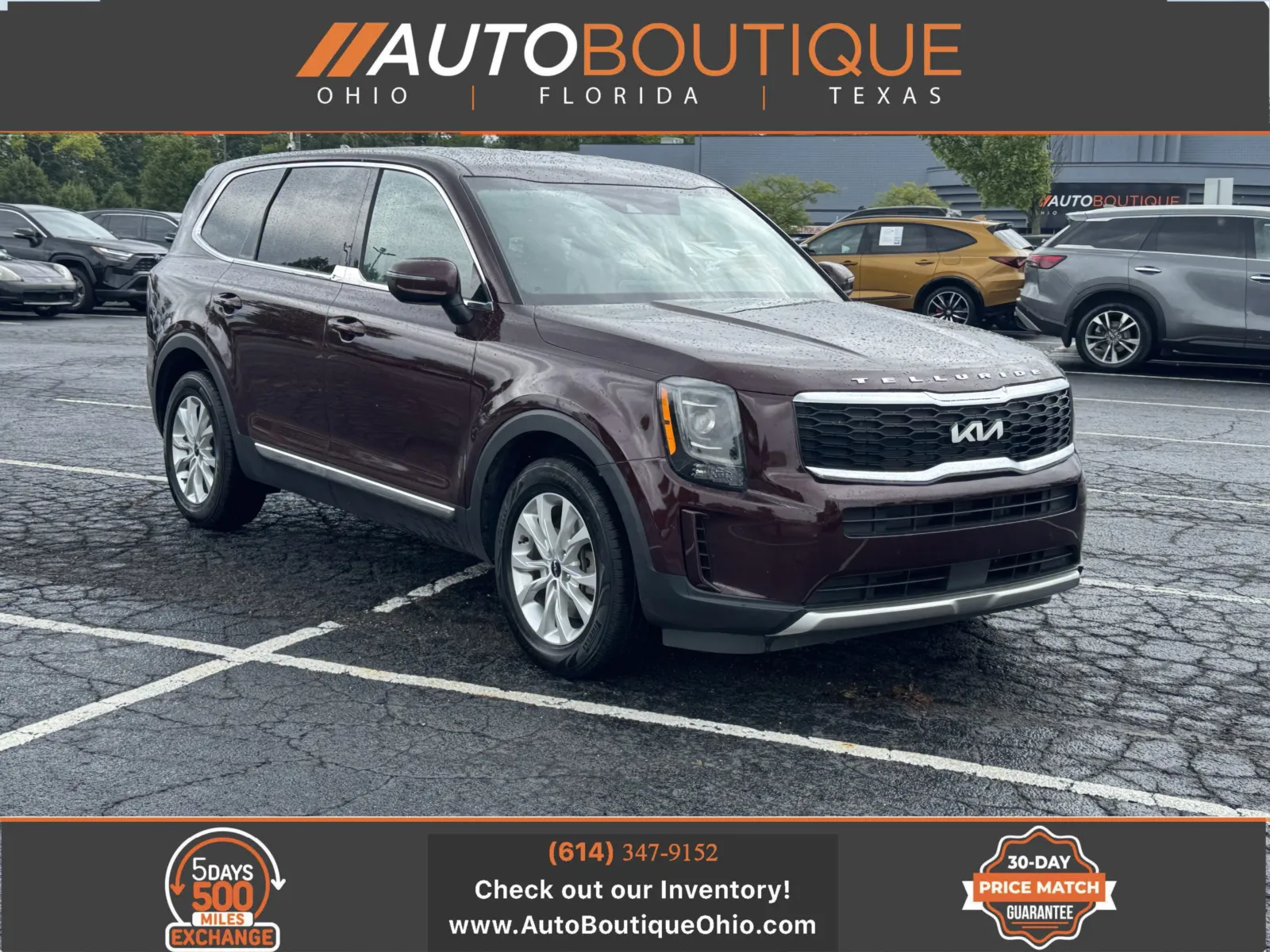 Red 2022 Kia Telluride LX for sale in Columbus, OH