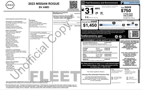 Photos of 2023 Nissan Rogue SV for sale in Columbus, OH at Auto Boutique Ohio