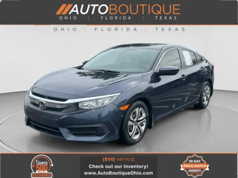 Blue 2017 Honda Civic Sedan LX for sale in Columbus, OH