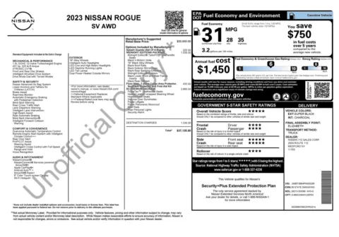 Photos of 2023 Nissan Rogue SV for sale in Columbus, OH at Auto Boutique Ohio