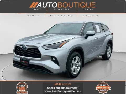 Silver 2022 Toyota Highlander Hybrid LE for sale in Columbus, OH