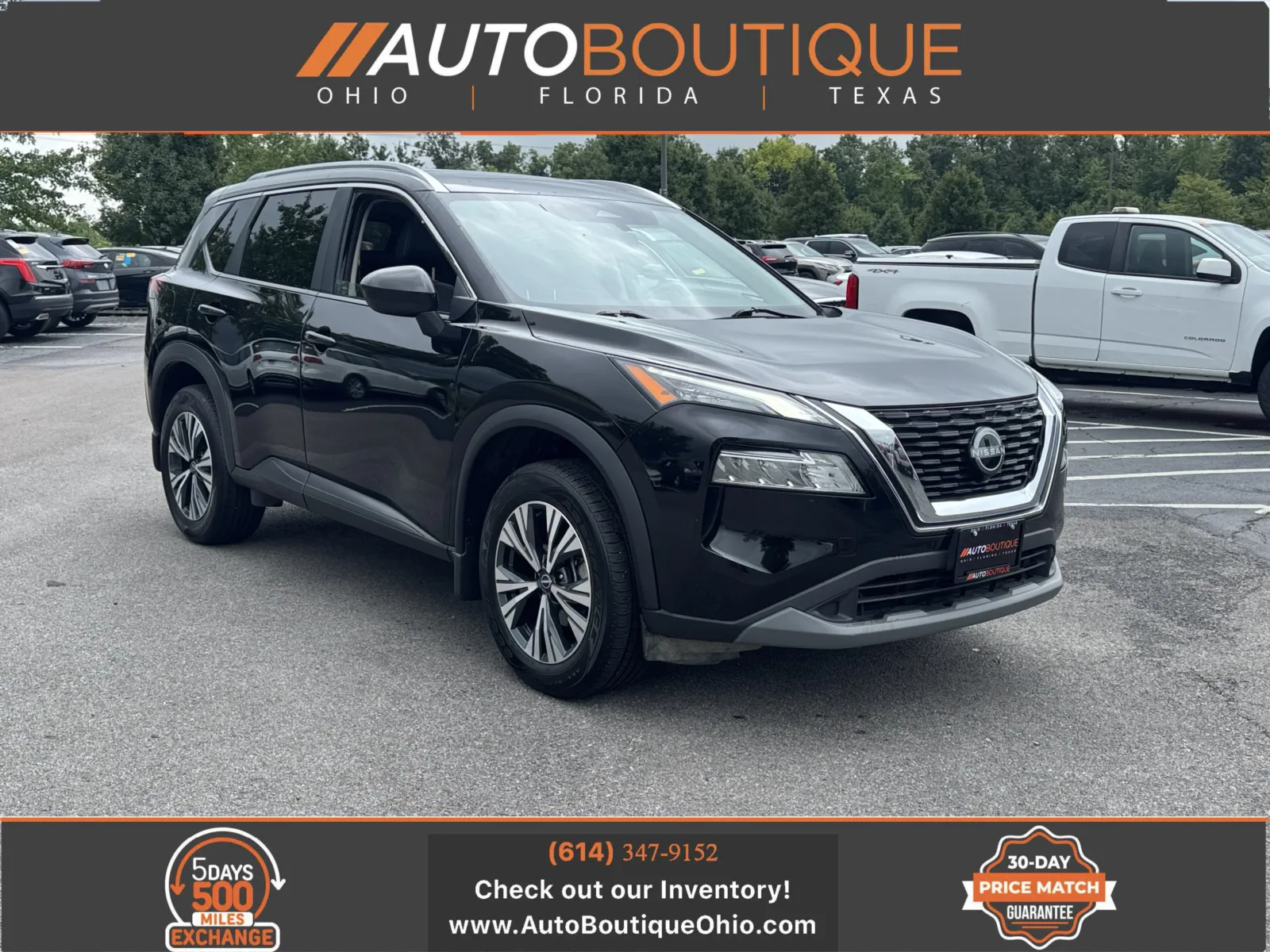 Black 2023 Nissan Rogue SV for sale in Columbus, OH