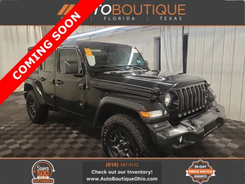 Black 2022 Jeep Wrangler Unlimited Sport for sale in Columbus, OH