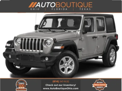 Black 2022 Jeep Wrangler Unlimited Sport for sale in Columbus, OH