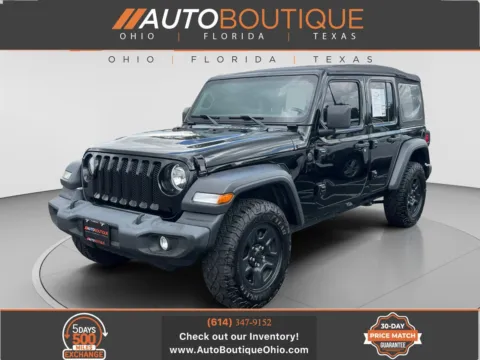 Black 2022 Jeep Wrangler Unlimited Sport for sale in Columbus, OH