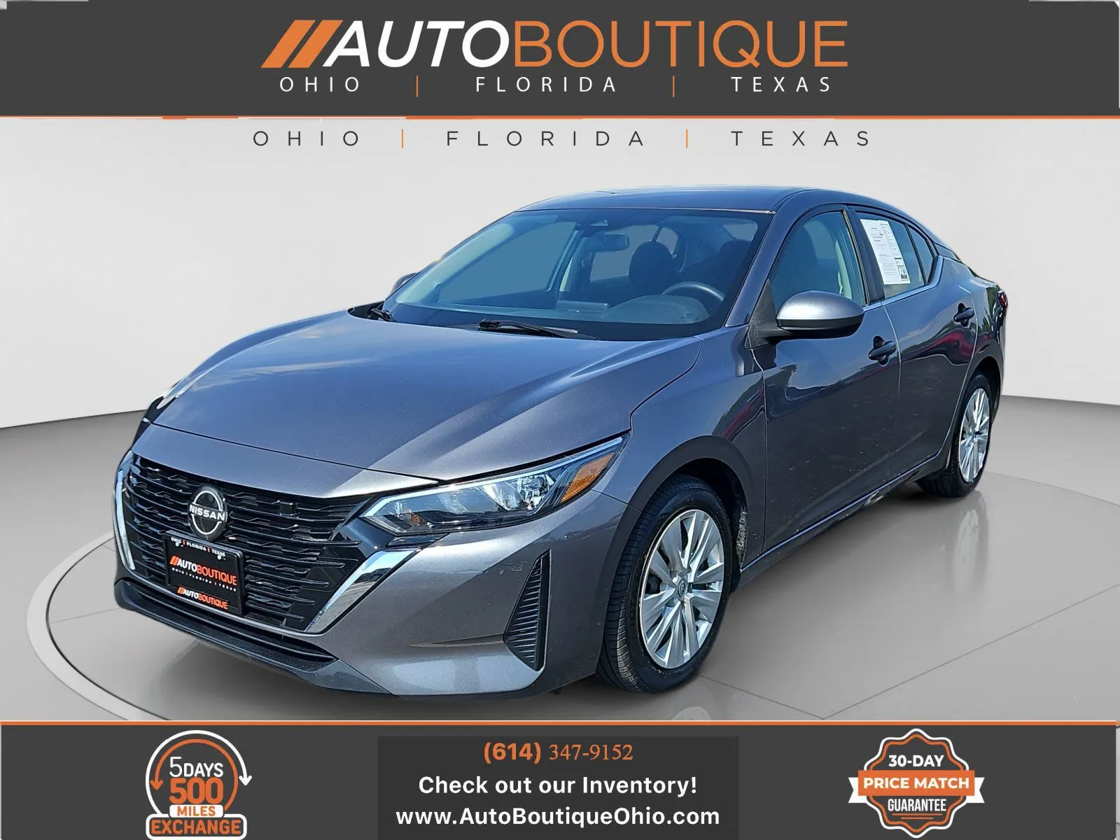 Gray 2024 Nissan Sentra S for sale in Columbus, OH