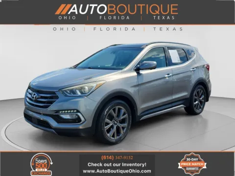 Gray 2017 Hyundai Santa Fe Sport 2.0T Ultimate for sale in Columbus, OH