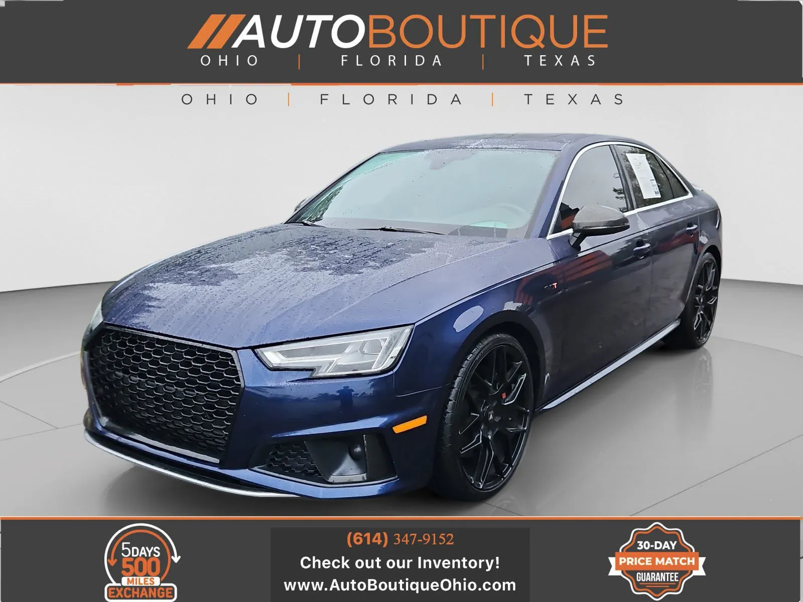 Blue 2019 Audi S4 Premium for sale in Columbus, OH