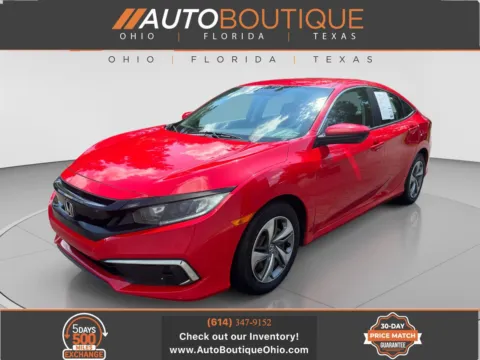 Red 2019 Honda Civic Sedan LX for sale in Columbus, OH