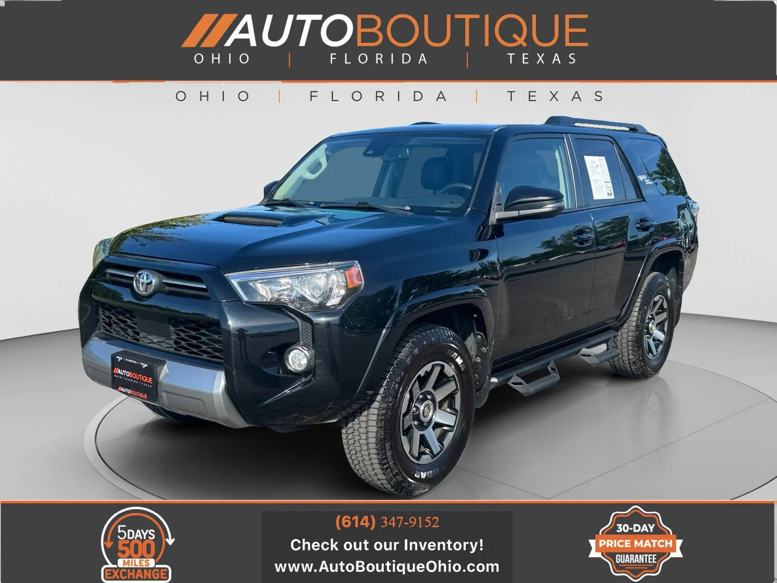 Black 2020 Toyota 4Runner TRD Off Road Premium for sale in Columbus, OH