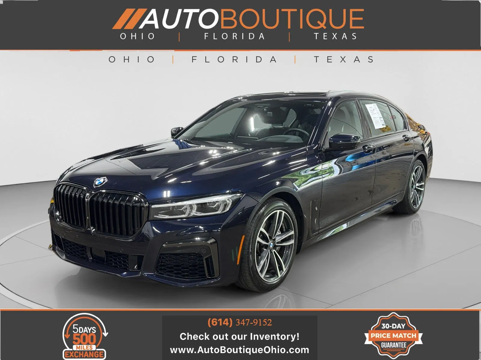 Black 2022 BMW 7 Series 740i xDrive for sale in Columbus, OH
