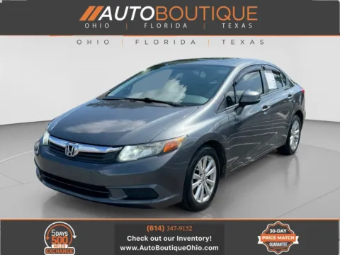 Gray 2012 Honda Civic Sdn EX for sale in Columbus, OH