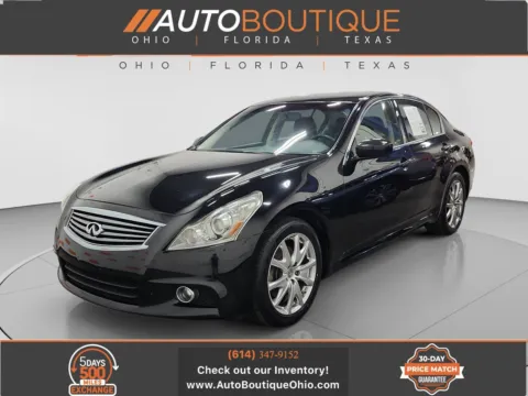 Black 2011 INFINITI G37 Sedan x for sale in Columbus, OH
