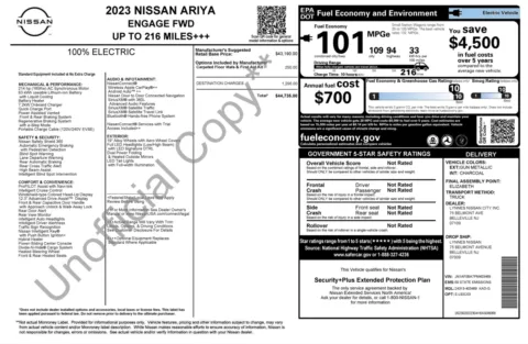 More photos of 2023 Nissan ARIYA ENGAGE at Auto Boutique Ohio, OH