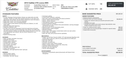 More photos of 2016 Cadillac CT6 Luxury AWD at Auto Boutique Ohio, OH