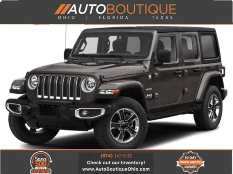 Gray 2021 Jeep Wrangler Unlimited Sahara for sale in Columbus, OH