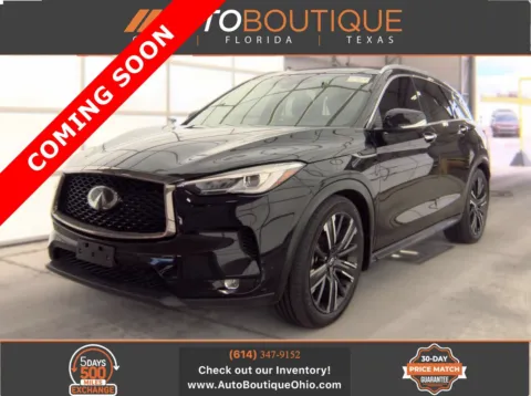 Black 2021 INFINITI QX50 LUXE for sale in Columbus, OH