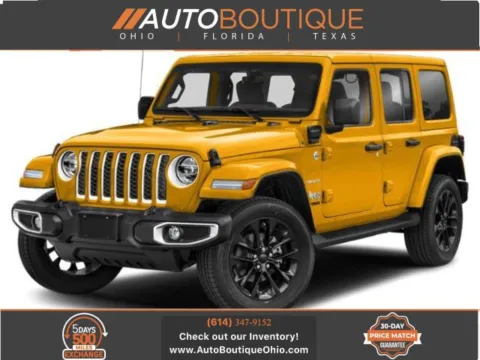Black 2022 Jeep Wrangler 4xe Unlimited Rubicon for sale in Columbus, OH