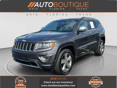 Gray 2014 Jeep Grand Cherokee Limited for sale in Columbus, OH