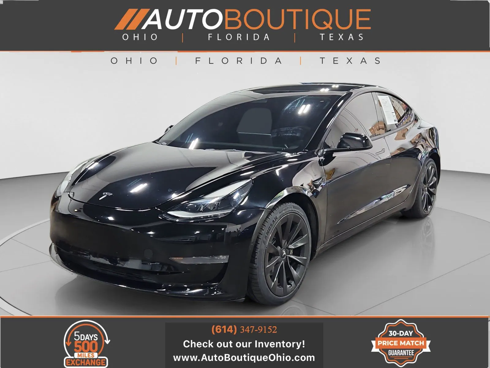 Black 2022 Tesla Model 3 Long Range for sale in Columbus, OH