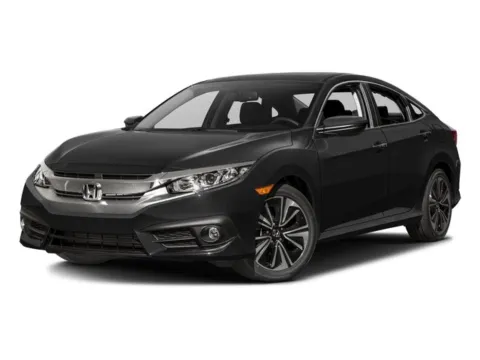 Black 2016 Honda Civic Sedan EX-L for sale in Columbus, OH