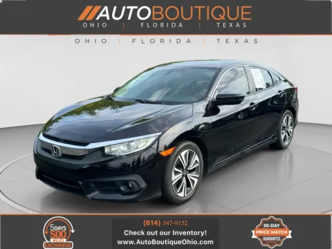 Black 2016 Honda Civic Sedan EX-L for sale in Columbus, OH