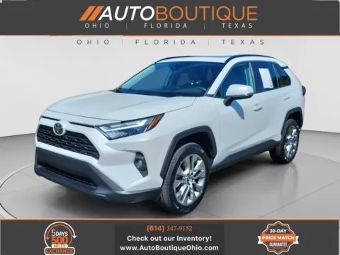 White 2023 Toyota RAV4 XLE Premium for sale in Columbus, OH