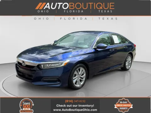 Blue 2018 Honda Accord Sedan LX 1.5T for sale in Columbus, OH