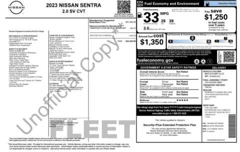Photos of 2023 Nissan Sentra SV for sale in Columbus, OH at Auto Boutique Ohio