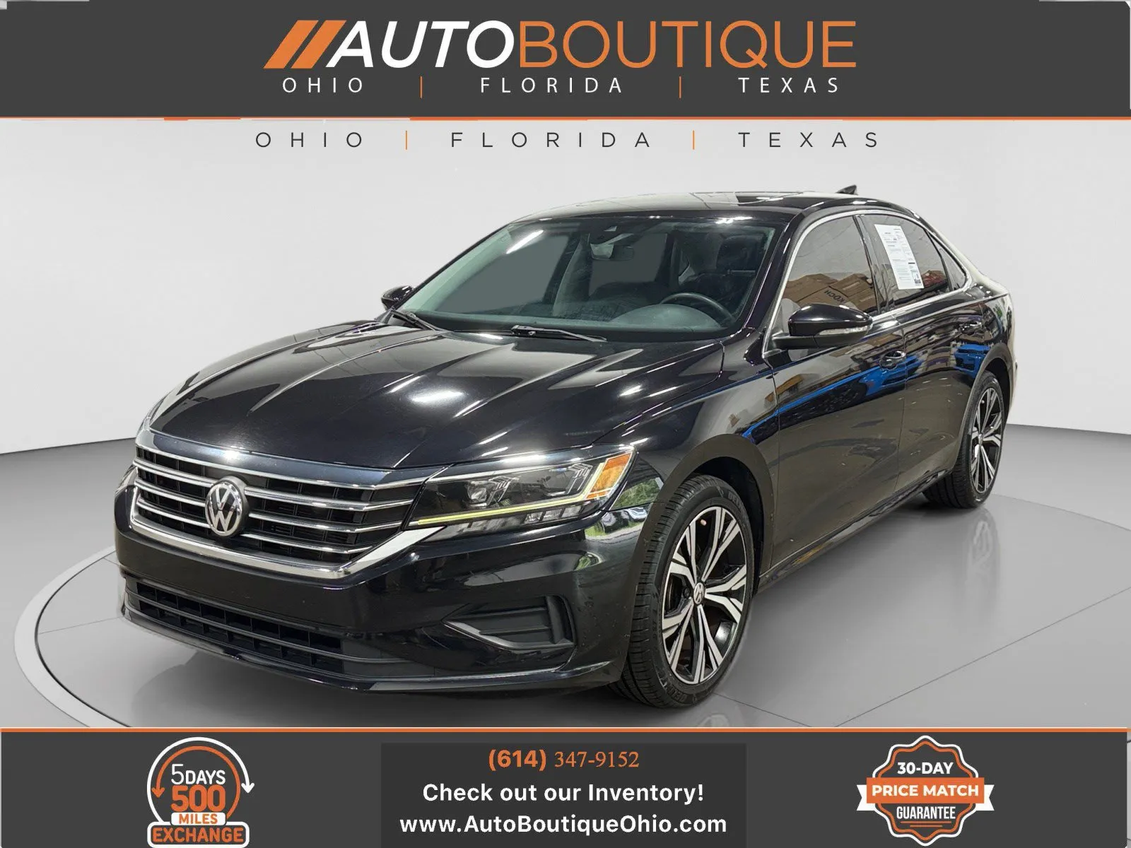 Black 2021 Volkswagen Passat 2.0T SE for sale in Columbus, OH