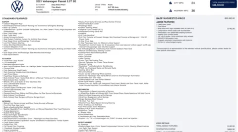 Photos of 2021 Volkswagen Passat 2.0T SE for sale in Columbus, OH at Auto Boutique Ohio
